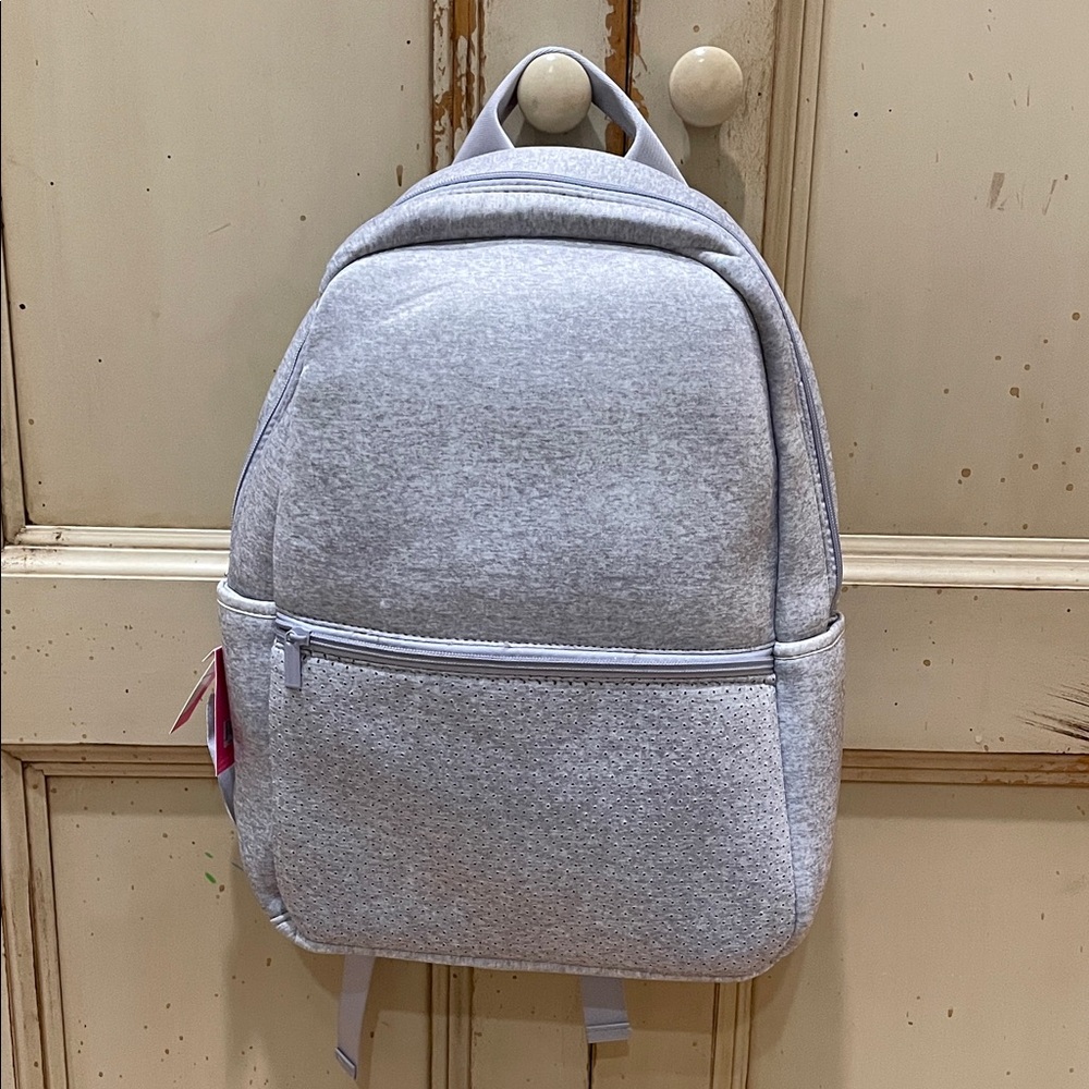 NWT MYTAGALONGS Gray Neoprene Backpack